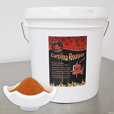 $ WT - Smoked Red Ghost Ground Chili Pepper Powder - Fine Ground Bhut Jolokia Chile Powder (Sizes)