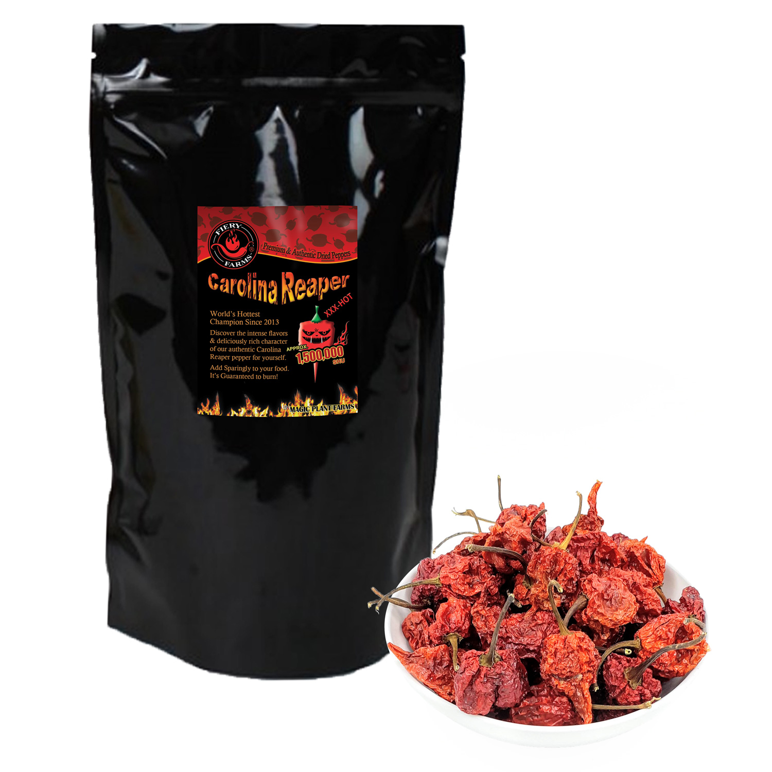 Red Carolina Reaper Dried Whole Chili Pepper Pods Bulk Wholesale Red Chili Whole Pods Non Gmo 8558