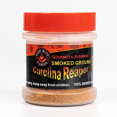 $ WT - Smoked Red Ghost Ground Chili Pepper Powder - Fine Ground Bhut Jolokia Chile Powder (Sizes)