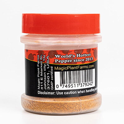 $ WT - Smoked Red Ghost Ground Chili Pepper Powder - Fine Ground Bhut Jolokia Chile Powder (Sizes)