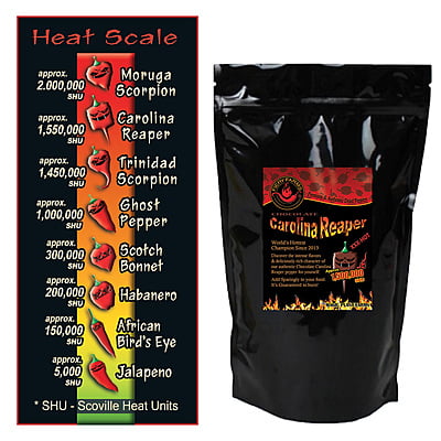 Chocolate Carolina Reaper Pepper Powder 1kg. / 2.2lb.