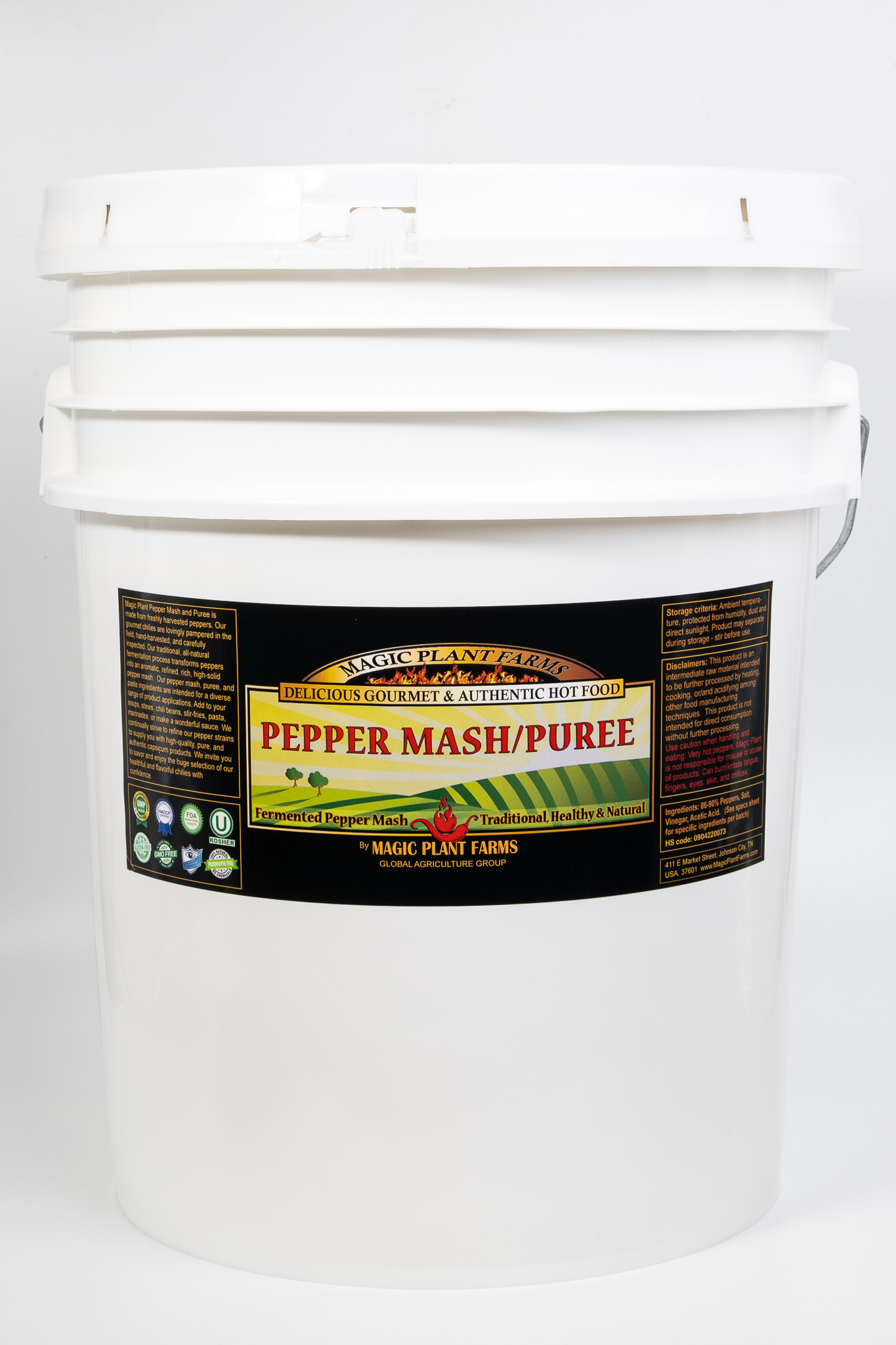 !!N - Aseptic Mango Puree 5 gal. / 40 lb. Pail