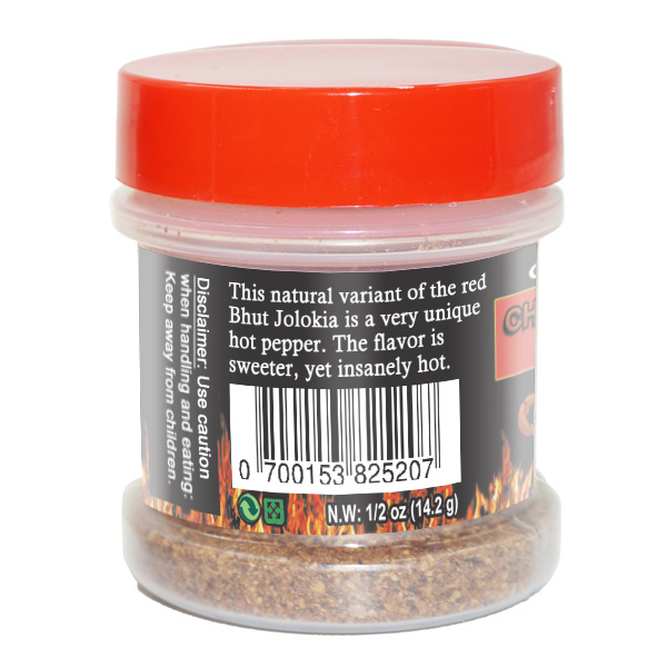 * $ WEIGHT - Chocolate Ghost Chili Pepper Powder (Fine Ground Chocolate Bhut Jolokia Powder) Non-GMO (5 Sizes)