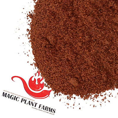Chocolate Ghost Chili Pepper Powder (Fine Ground Chocolate Bhut Jolokia Powder) Non-GMO (5 Sizes)