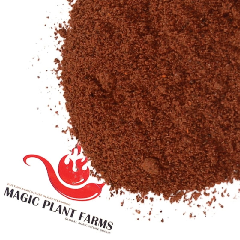 Chocolate Ghost Chili Pepper Powder (Fine Ground Chocolate Bhut Jolokia Powder) Non-GMO (5 Sizes)