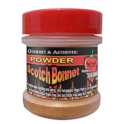 $ - WT Red Scotch Bonnet Pepper Powder - Fine Ground Jamaican Hot Peppper Powder (Sizes)