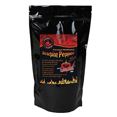 $ WT - Smoked Red Moruga Scorpion Powder | Finely Ground Smoked Moruga Scorpion Chile Pepper (Sizes)